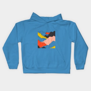 Outline rocks Kids Hoodie